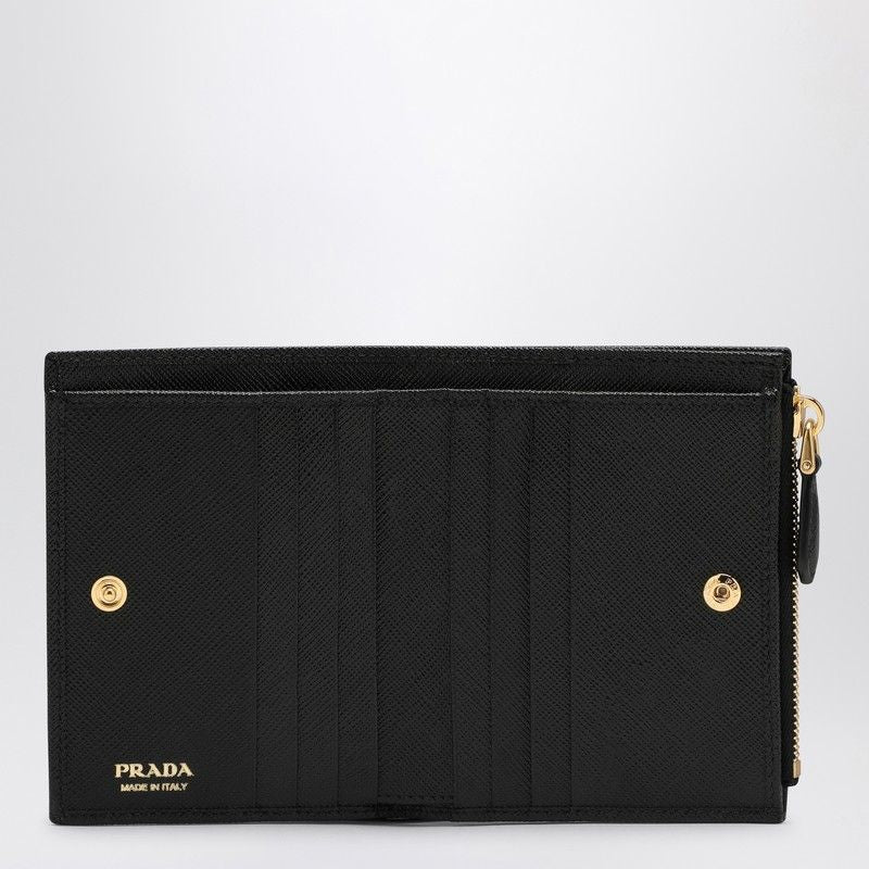 PRADA Mini Luxe Saffiano Leather Wallet