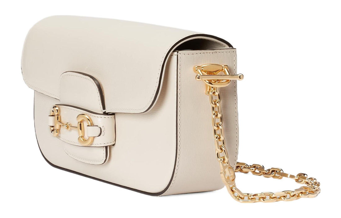 MLB Gucci Horsebit 1955 Small Shoulder Bag 'White' 735178-1DB0G-9022