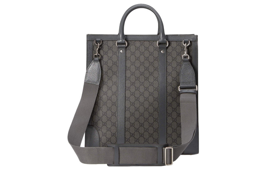 Gucci Ophidia Medium Tote Bag 'Grey Black' 731793-UULHK-8576