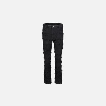 Distressed Women's Straight Jeans