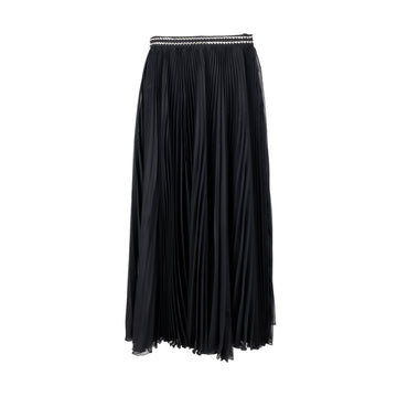 Prada Stone Embellished Pleated Skirt - '10s