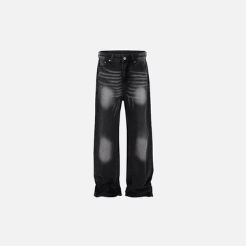 Faded Black Denim Jeans