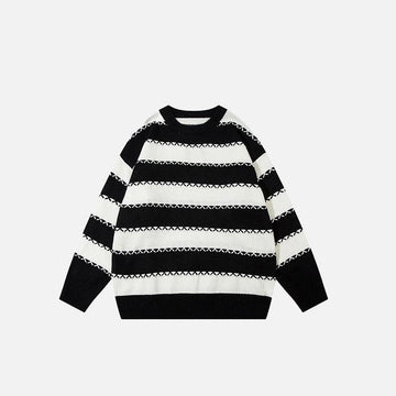 Oversized Striped Sweater