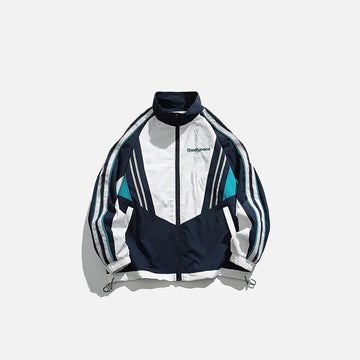 Side Stripe Patchwork Jacket