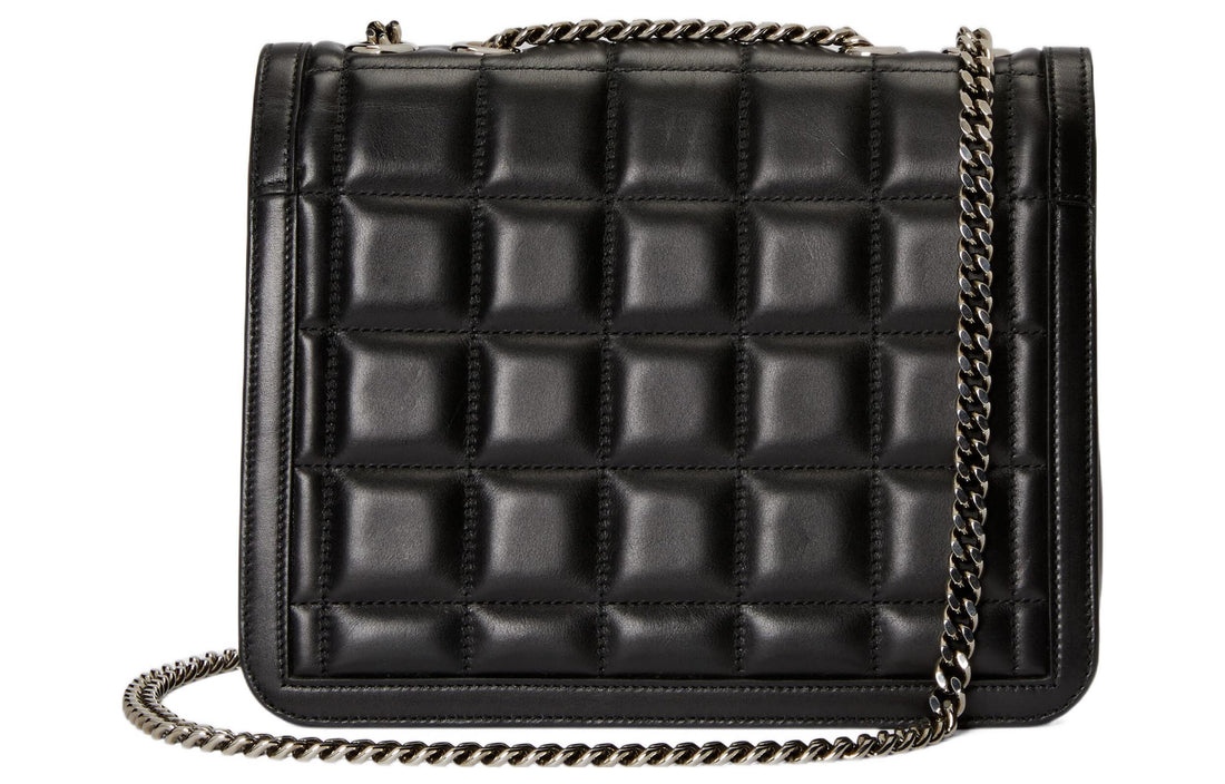 MLB Gucci Deco Small Shoulder Bag 'Black' 740834-AAB7A-1000