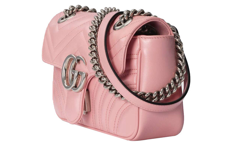 MLB Gucci Marmont Series Clutch mini Pink 446744-DTDIP-5815