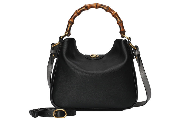 MLB Gucci Diana Small Shoulder Bag 'Black' 746251-UAAAY-1092
