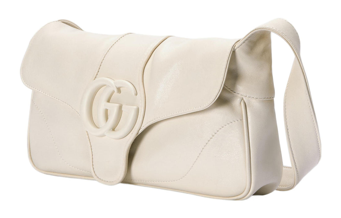 MLB Gucci Aphrodite Small Shoulder Bag 'White Leather' 767226-AACZY-9022
