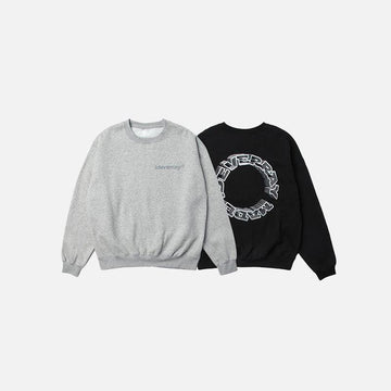 Loose Letter Printed Sweatshirt