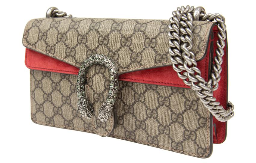 MLB Gucci Small-Sized Single-Shoulder Bag Red 499623-92TJN-8677