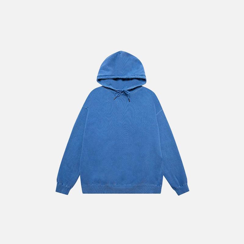 Washed Old Retro Oversized Hoodie