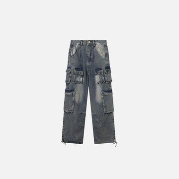 Y2K Baggy Multi Pocket Denim Pants