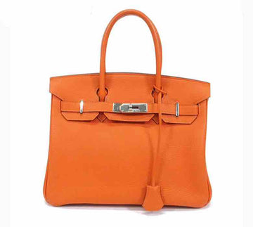 Hermès Birkin 30 Togo Leather Orange F 2002