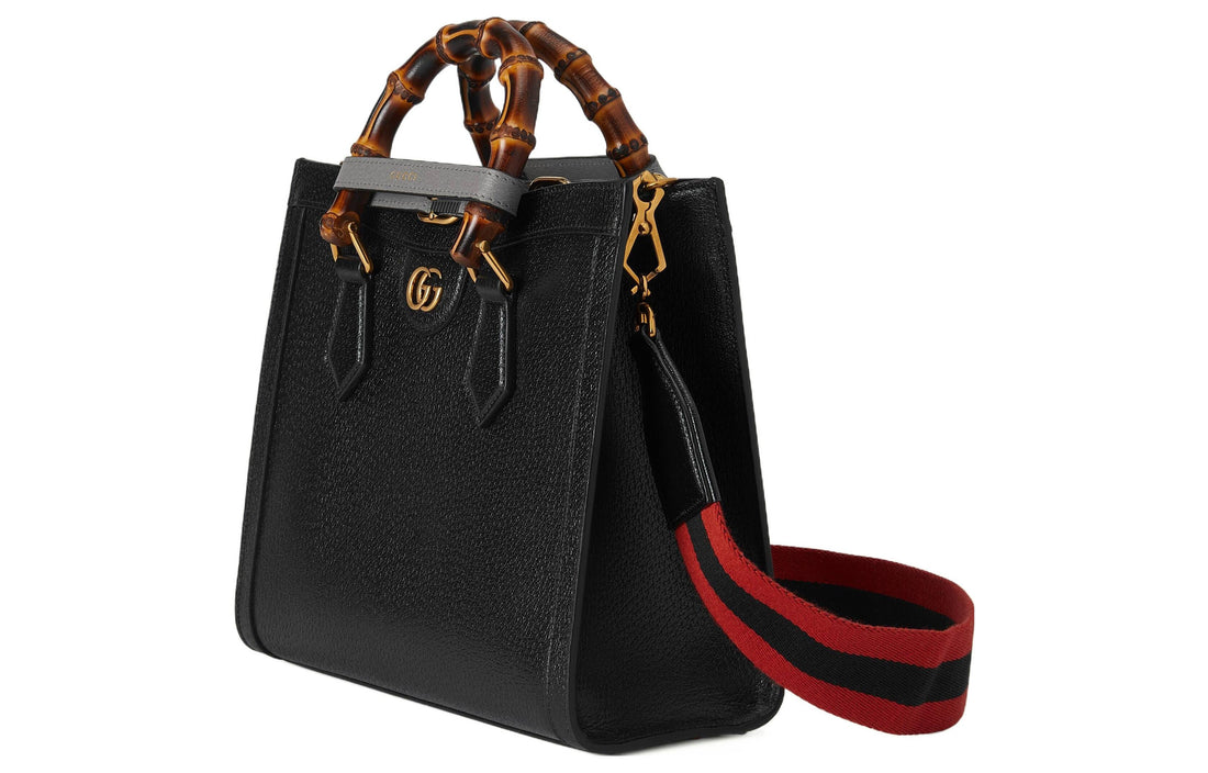 MLB Gucci Diana Small Tote Bag 'Black' 702721-U3ZDT-1260