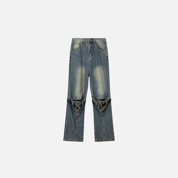 Detachable Versatile Denim Pants