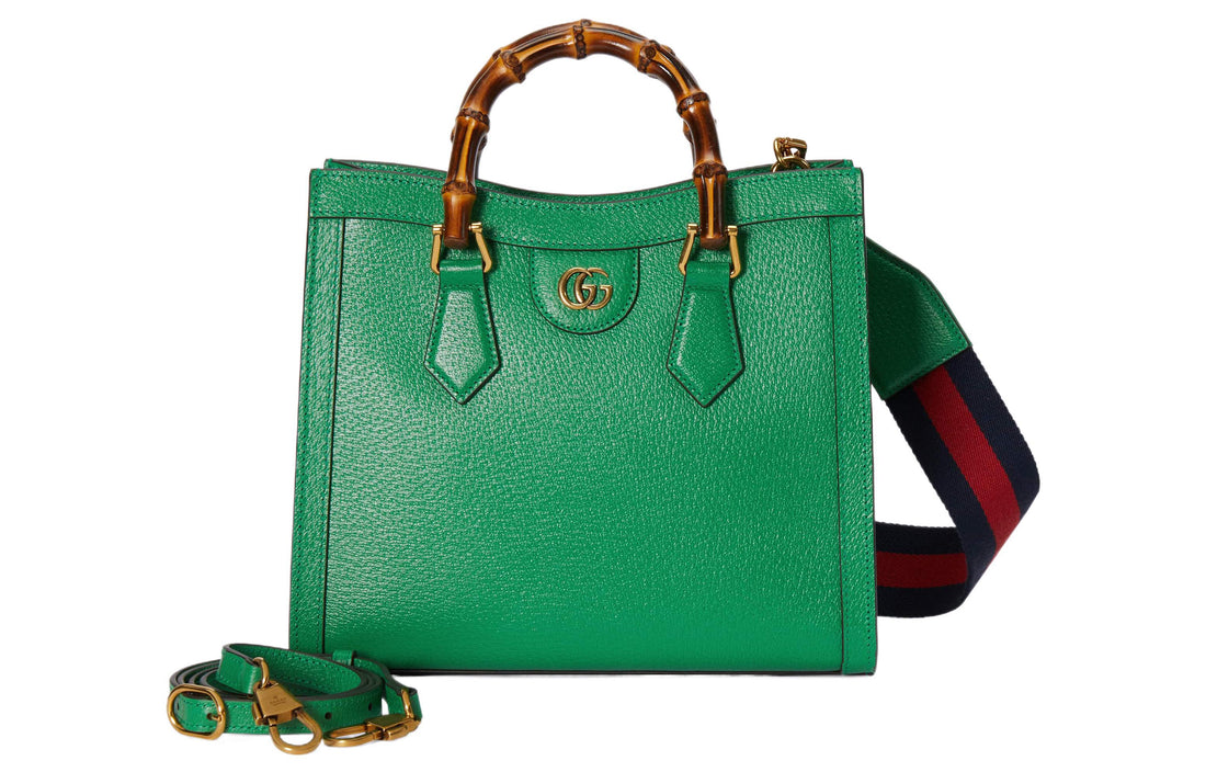 MLB Gucci Diana Small Tote Bag 'Green' 702721-U3ZDT-3760