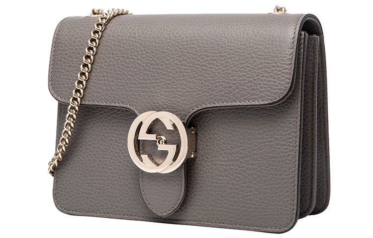 MLB Gucci Leather Bag Single-Shoulder Bag Grey 510304-CAO0G-1226