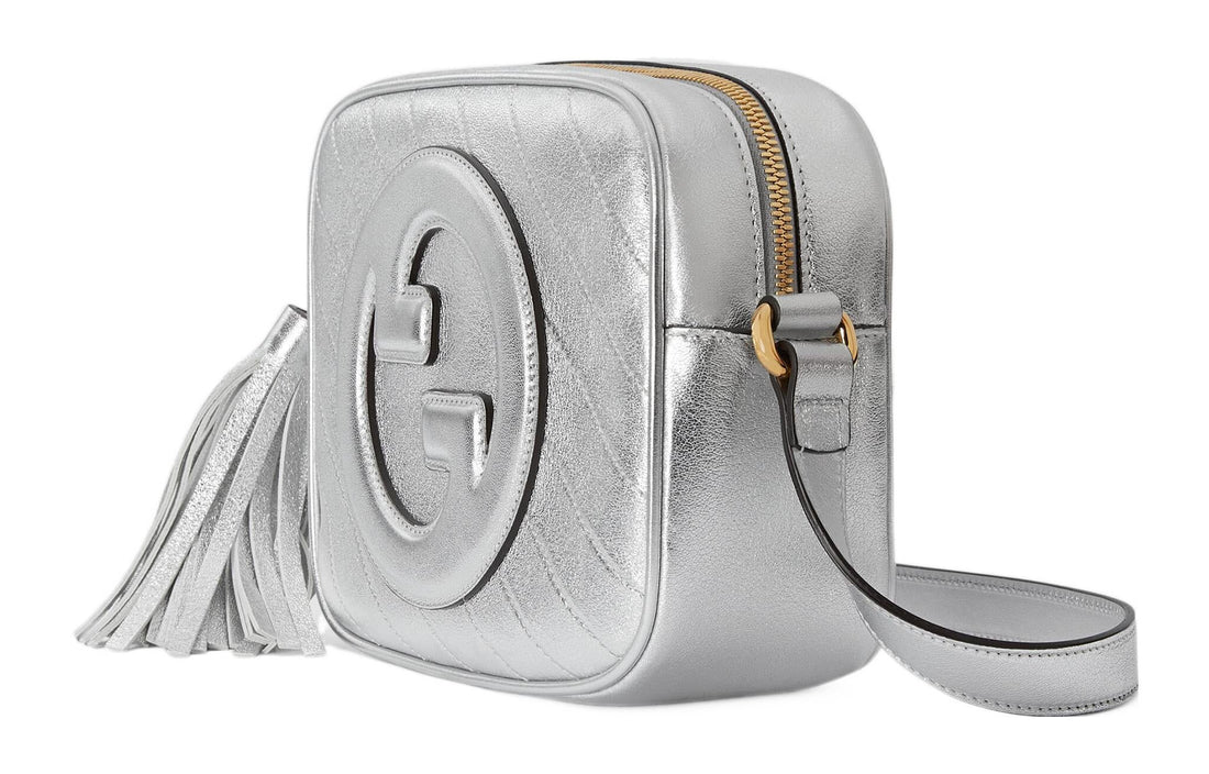 MLB Gucci Blondie Small Shoulder Bag 'Silver' 742360-AACBO-8106