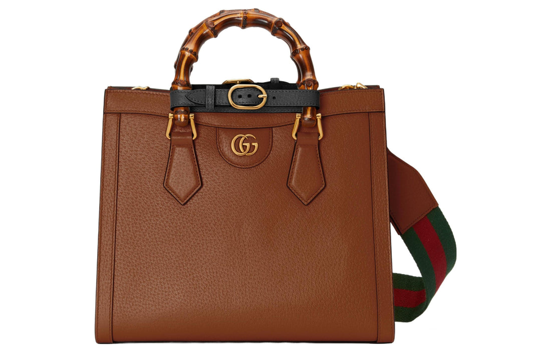 MLB Gucci Diana Small Tote Bag 'Brown' 702721-U3ZDT-2185