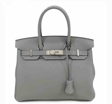Hermès Birkin 30 Togo Leather Gris Mouette D 2019