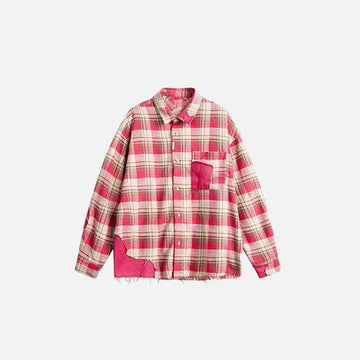 Broken Red Plaid Shirt