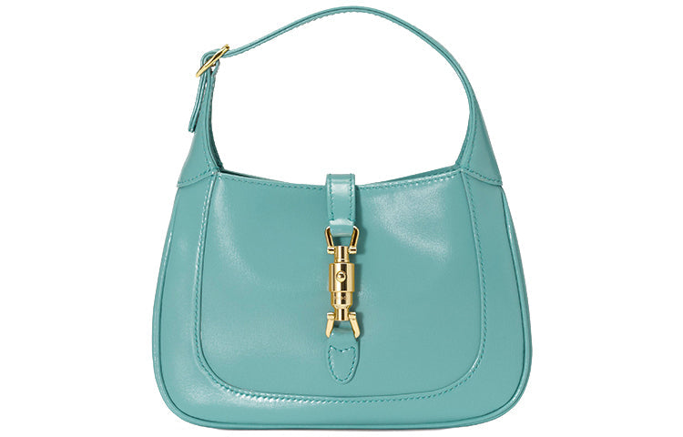 MLB Gucci Jackie 1961 SeriesBag Single-Shoulder Bag MIni-Size Blue 637091-10O0G-4933
