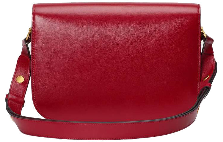 MLB Gucci 1955Button Vintage Single Shoulder Bag Red 602204-1DB0G-6638
