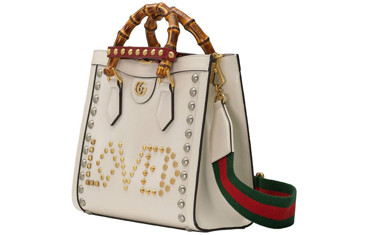 MLB Gucci Lovelight Diana Small Tote Bag 'White' 702721-AAA30-9046