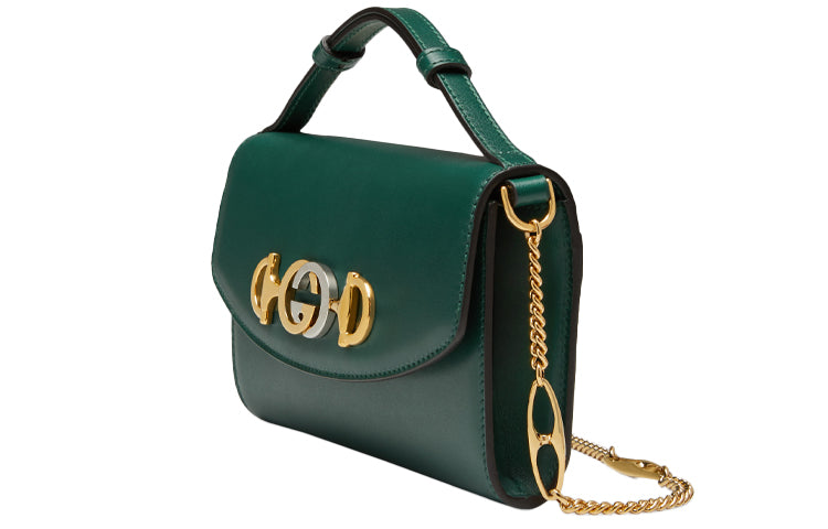 MLB Gucci Zumi Single-Shoulder Bag Green 564718-05J0X-3154