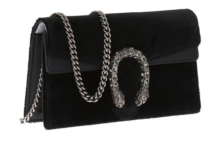 MLB Gucci Dionysus Single Shoulder Bag Mini Black 476432-K4DNN-8176