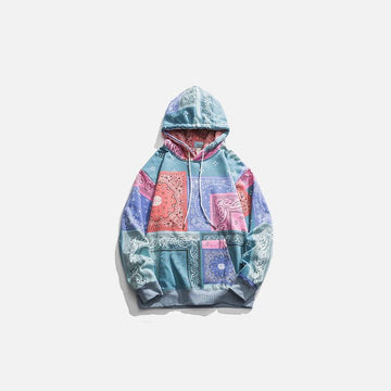 Bandana Printed Oversized Hoodie