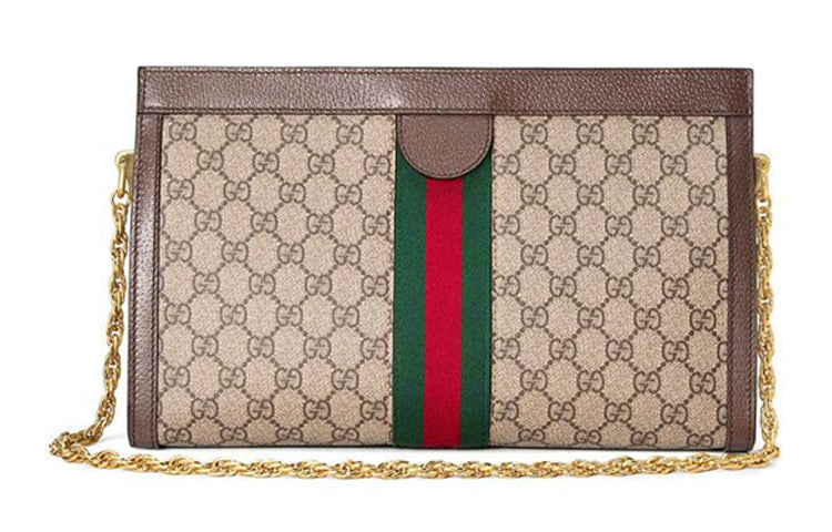 MLB Gucci Ophidia Retro Shoulder Messenger Bag 'Brown' 503877-K05NG-8745