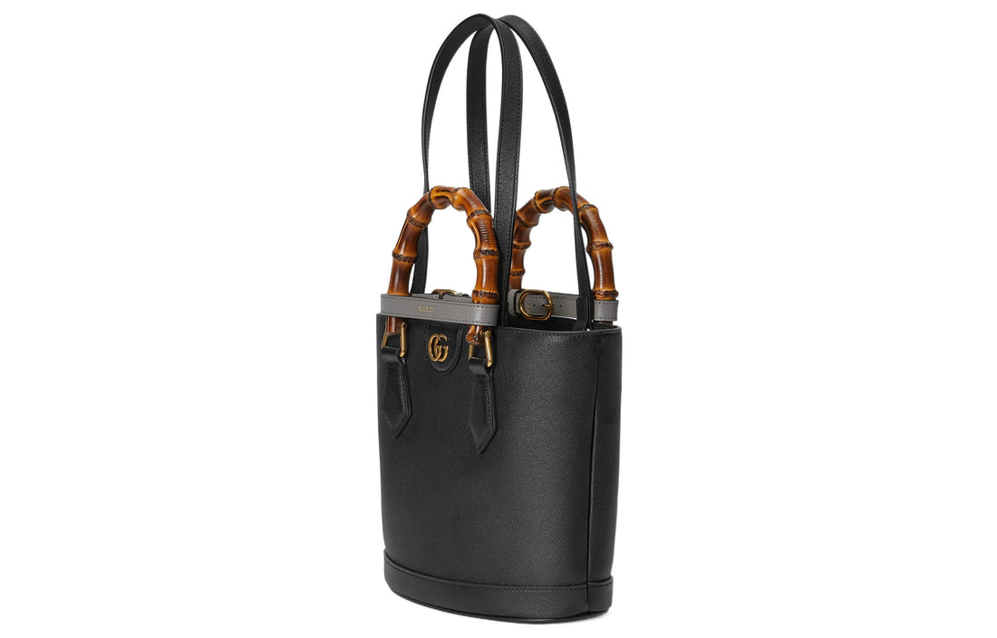 MLB Gucci Diana Small Tote Bag 'Black' 750396-UAAAY-1092
