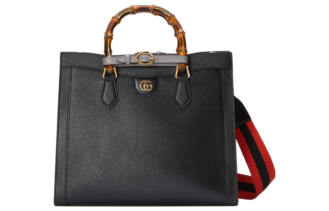 MLB Gucci Diana Medium Tote Bag 'Black' 678842-U3ZDT-1260