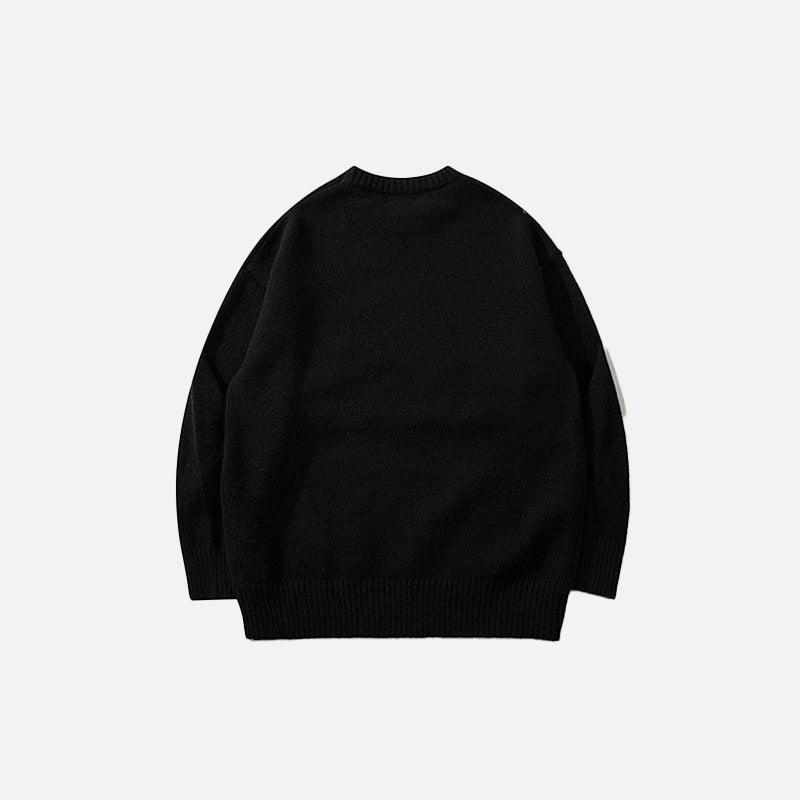 Depressed Dinosaur Loose Sweater