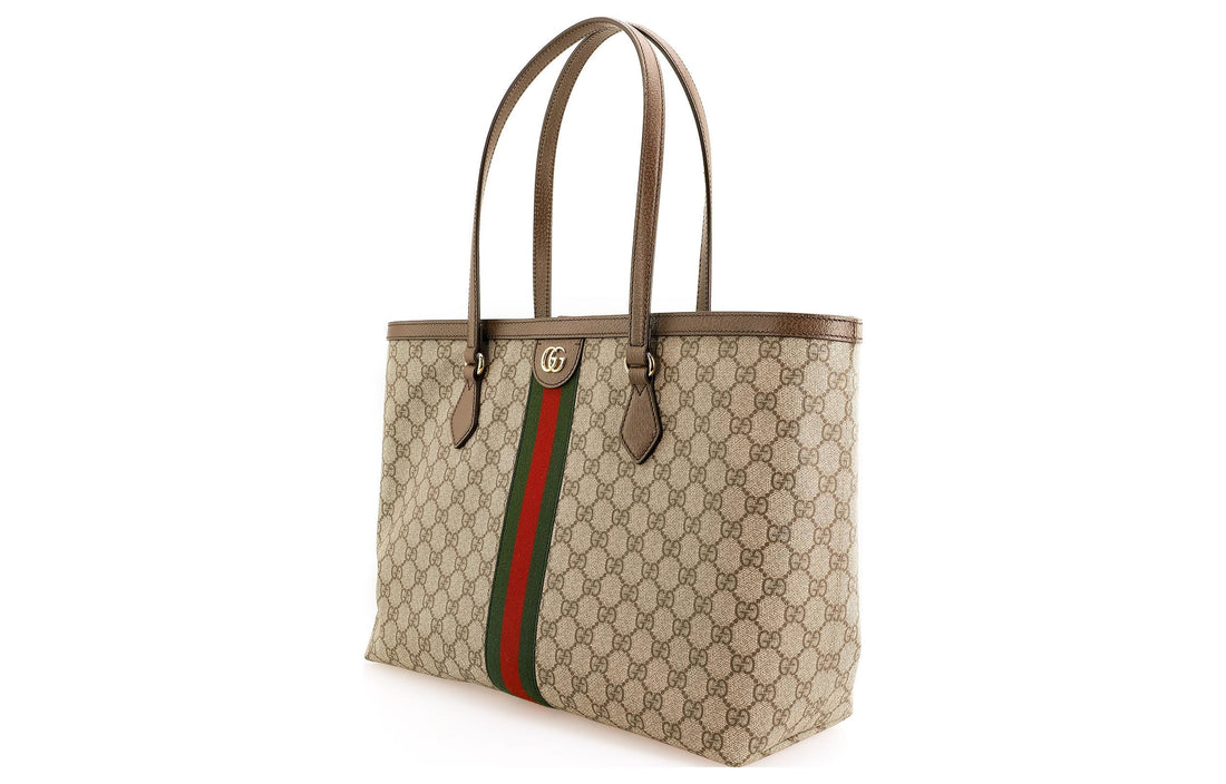 MLB Gucci Ophidia GG Middle-Sized Tote Bag Brown 631685-96IWB-8745