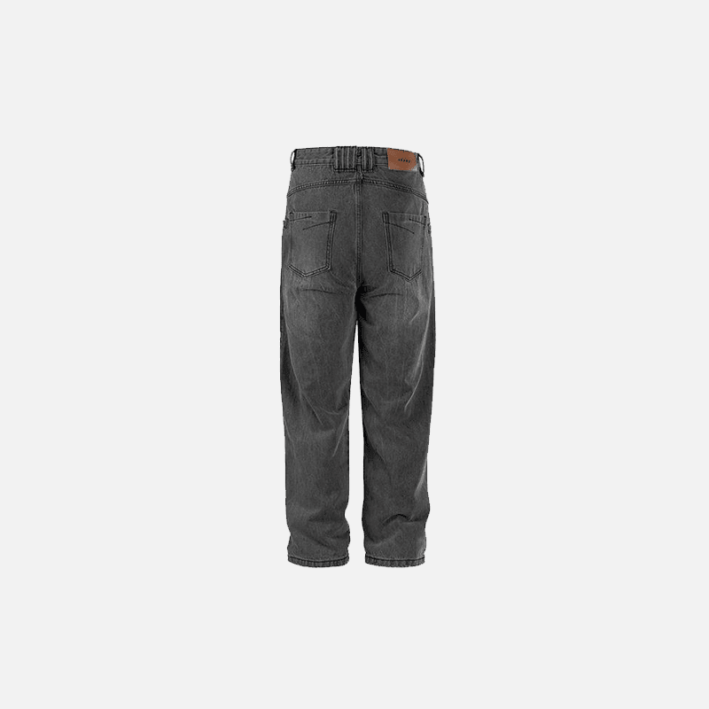 Baggy Doubled Washed Jeans