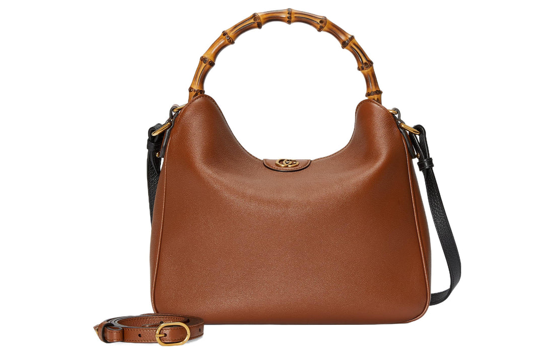 MLB Gucci Diana Medium Shoulder Bag 'Brown' 746124-UAAAY-2548