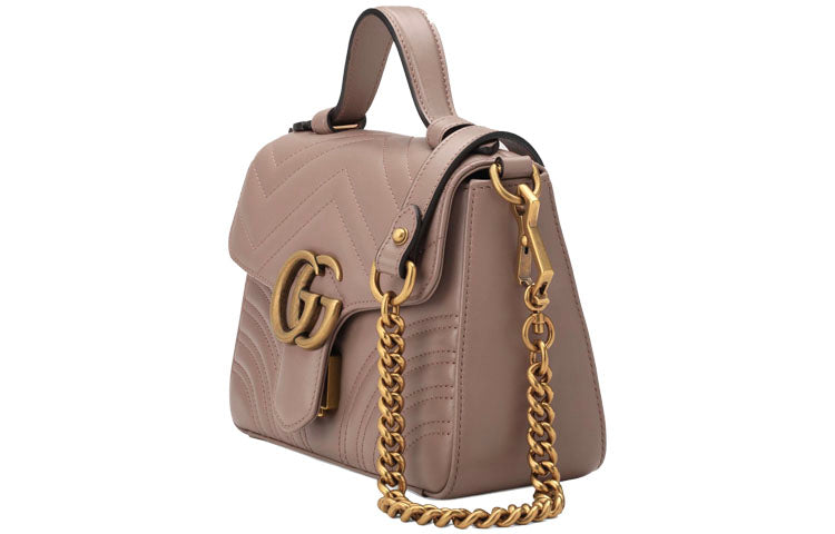 MLB Gucci MarmontSingle Shoulder Bag miniNude 547260-DTDIT-5729