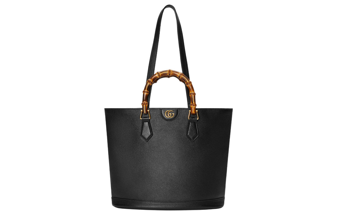MLB Gucci Diana Medium Tote Bag 'Black' 750394-UAAAY-1092