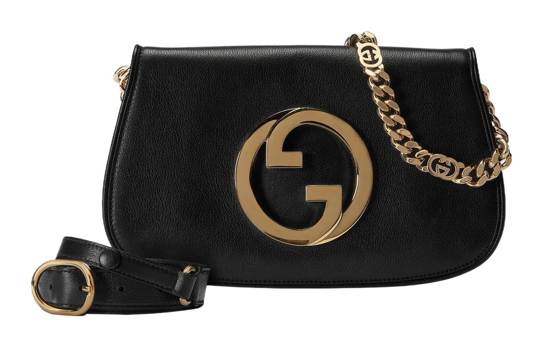 MLB Gucci Blondie Shoulder Bag 'Black' 699268-UXX0G-1000