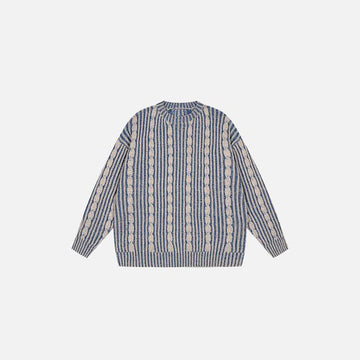 Vintage Stripes Loose Sweater