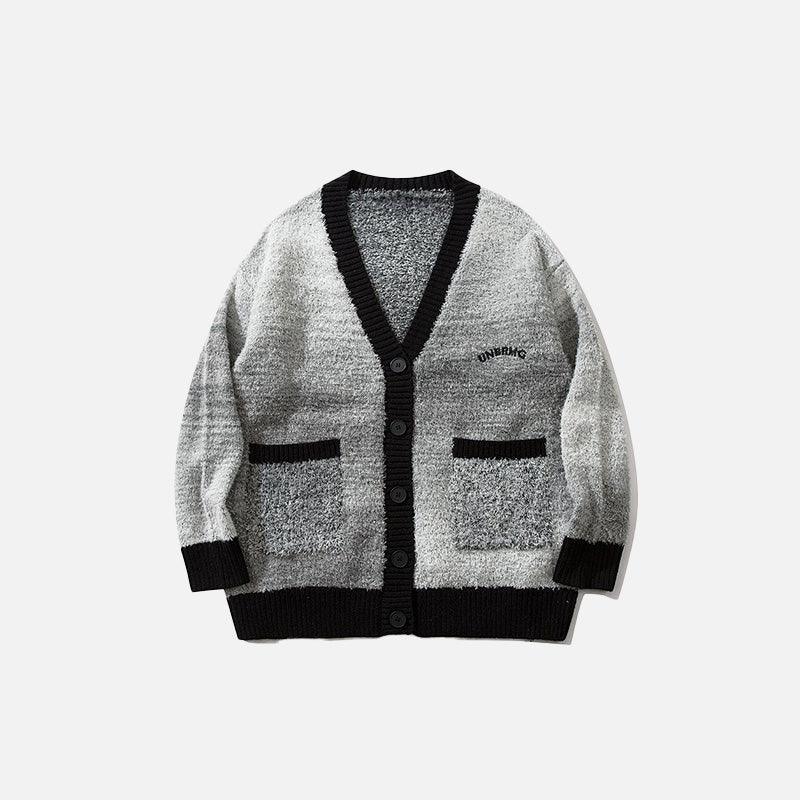 Loose Long Sleeve Knitted Cardigan