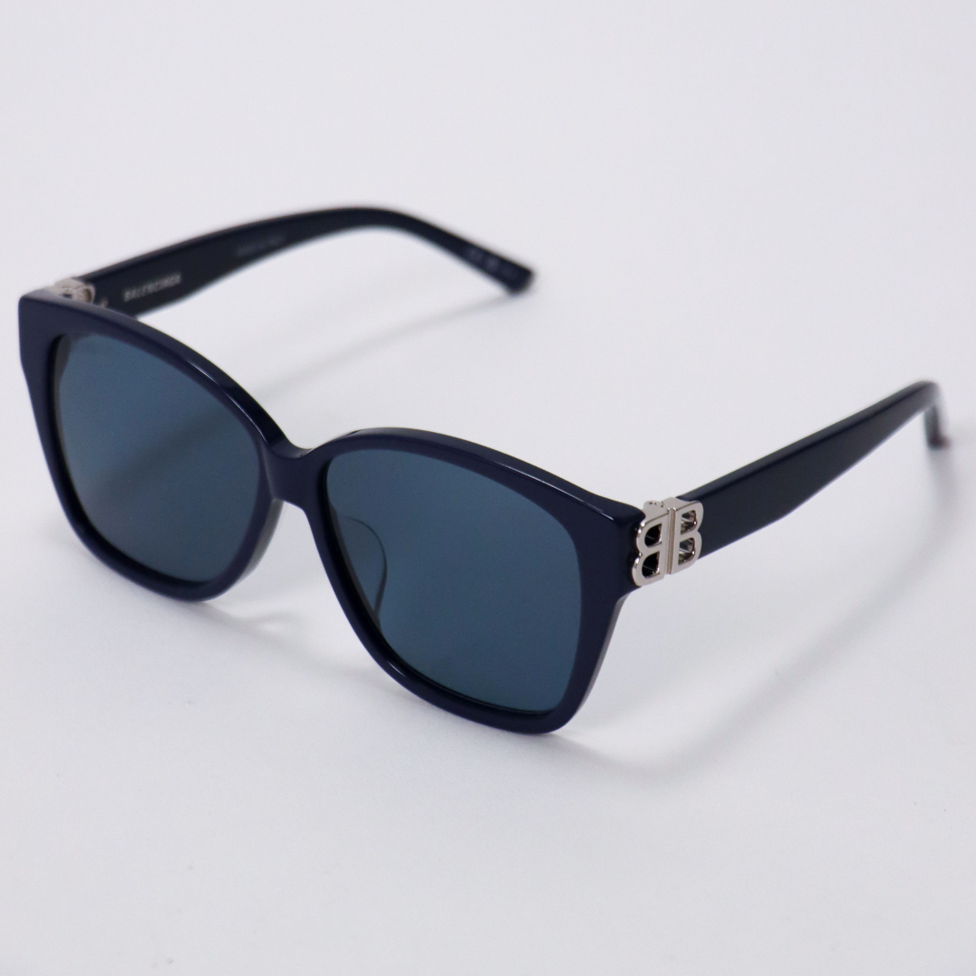 Balenciaga Rectangle-Frame Acetate Sunglasses