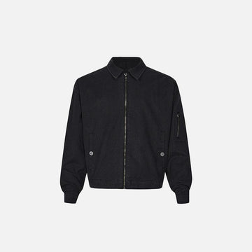 Y2k Loose Zip-up Denim Jacket