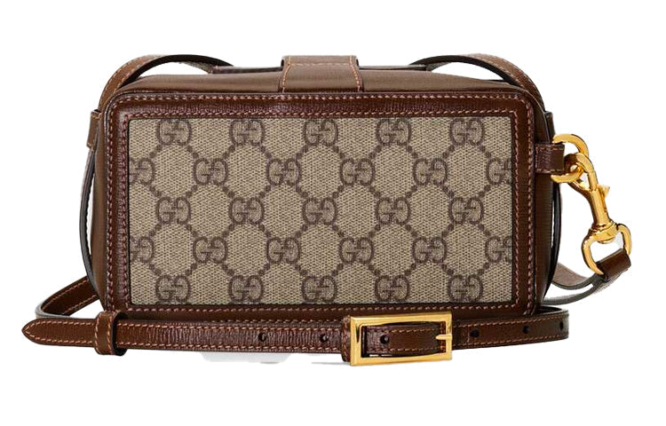 MLB Gucci Mini-Sized Single-Shoulder Bag White/Brown 614368-92TCG-8563