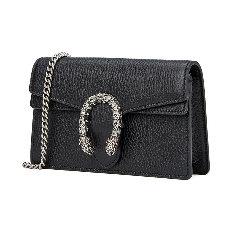 MLB Gucci Dionysus Mini-Sized Single-Shoulder Bag Black 476432-CAOGN-8176