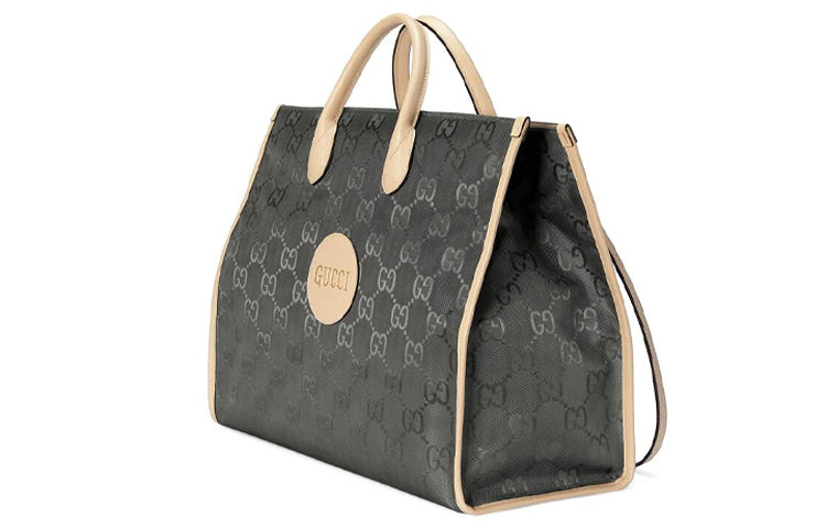 MLB Gucci Logo PatternPrint Off The GridSeries Tote HandholdBag DarkGray 630353-H9HAN-1263
