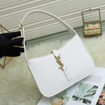 Makersluxe - Hobo Logo-plaque Shoulder Bag White