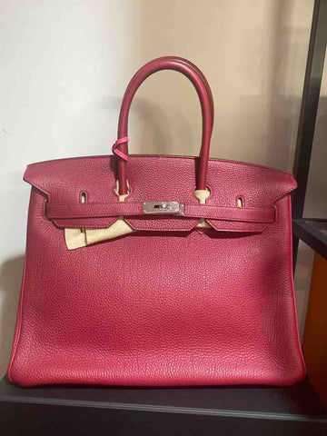 Hermès Dark Red 35 Birkin Bag
